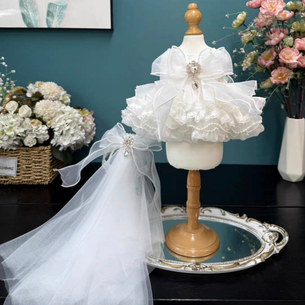 Cat Mew20 Flower King Pink Diamond new clothes for Mokoko new costume for 37cm doll