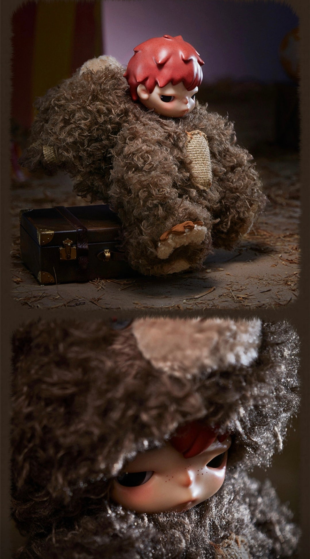 (Cat10131)Hirono Bear Vinyl Plush Doll