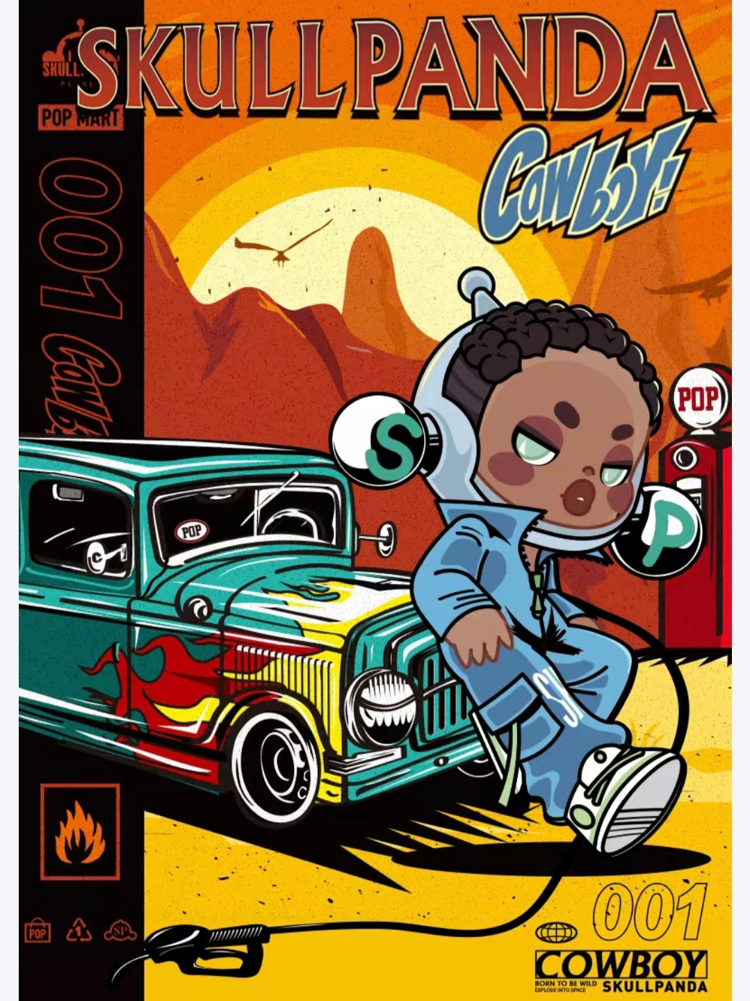 (Cat10138) Skullpanda OOTD Cowboy and Light Chaser BJD