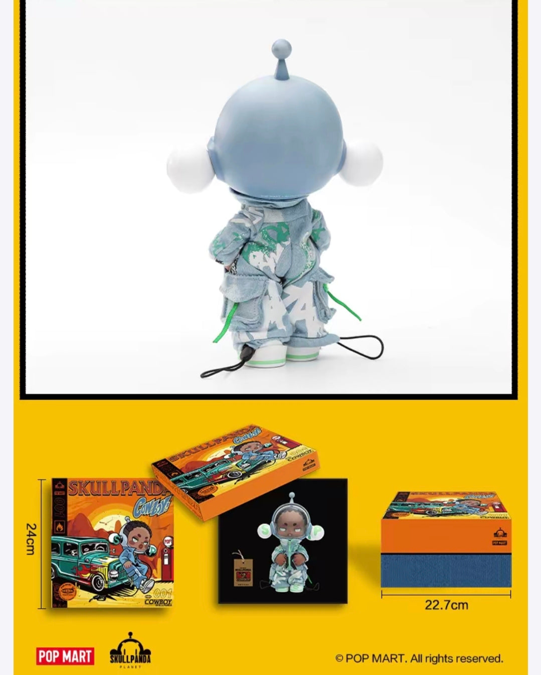 (Cat10138) Skullpanda OOTD Cowboy and Light Chaser BJD