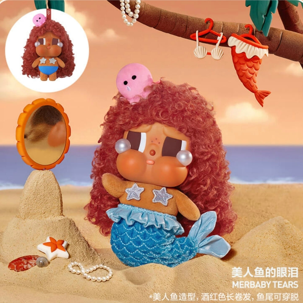 (Cat10138)Crybaby Vacation Mode on plush vinyl series pendant