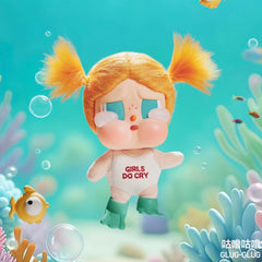 (Cat10138)Crybaby Vacation Mode on plush vinyl series pendant