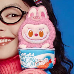 (Cat10140)Labubu Cup Noodle plush bag Wacky Mart series