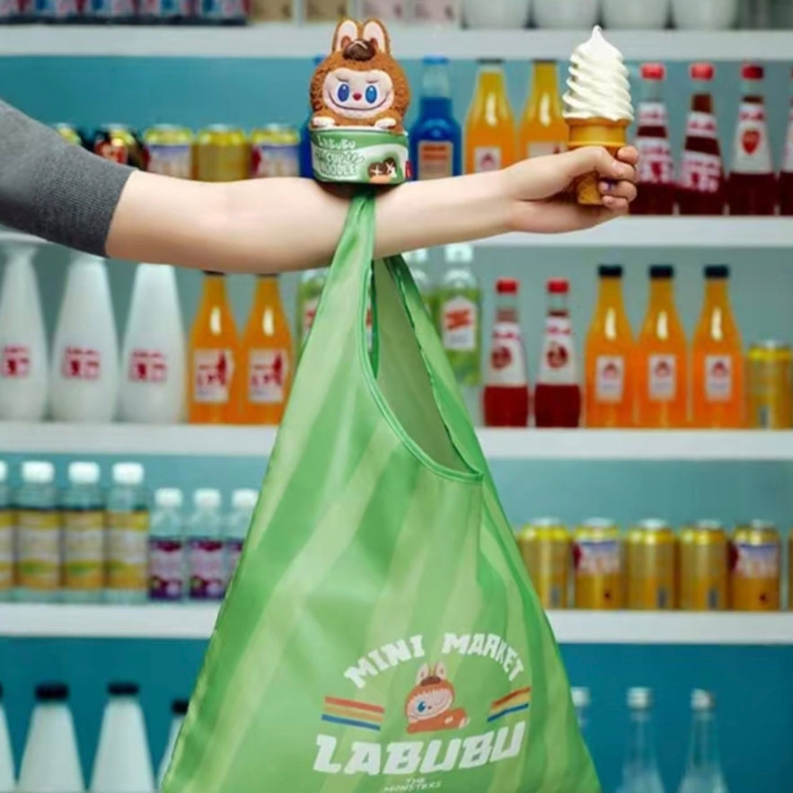 (Cat10140)Labubu Cup Noodle plush bag Wacky Mart series