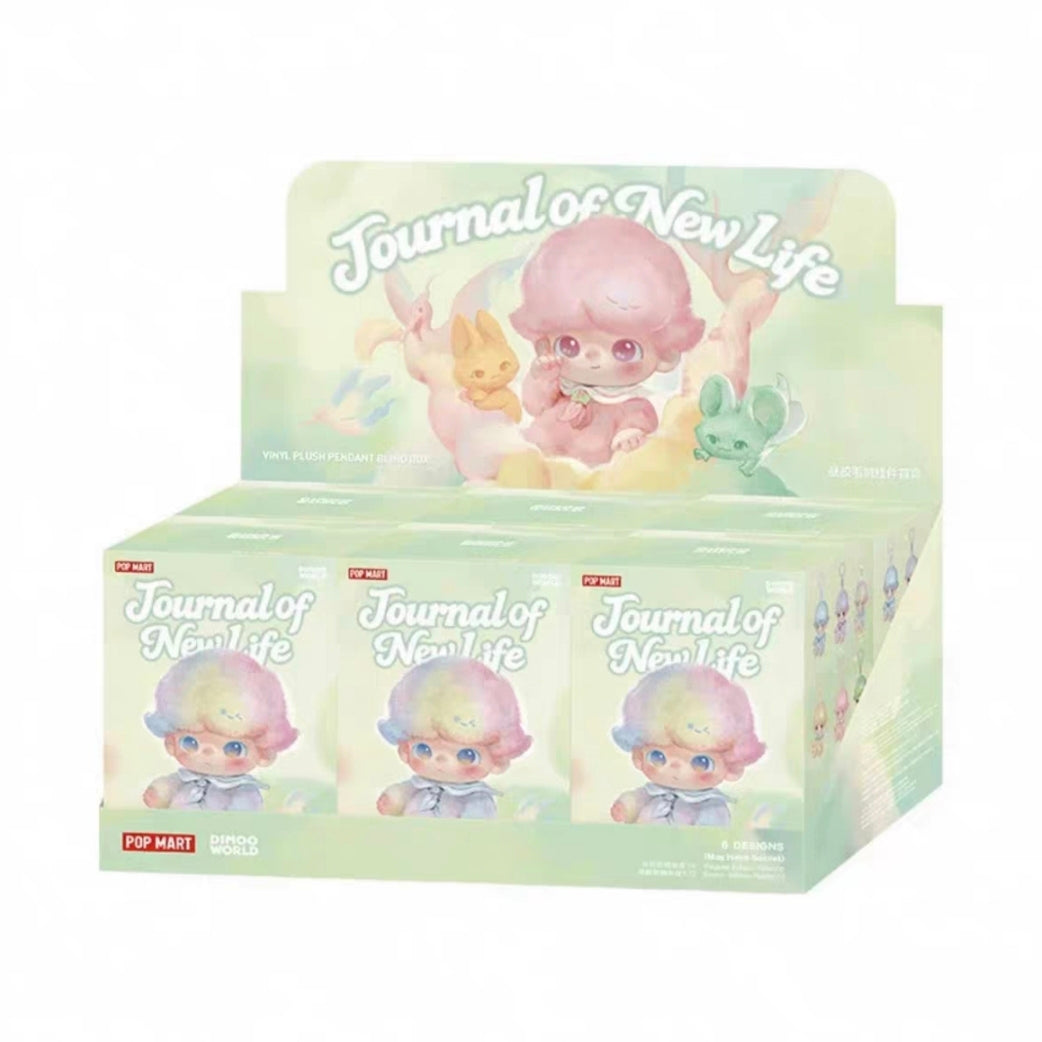 (Cat10143)Dimoo Journal of New Life plush vinyl series pendant