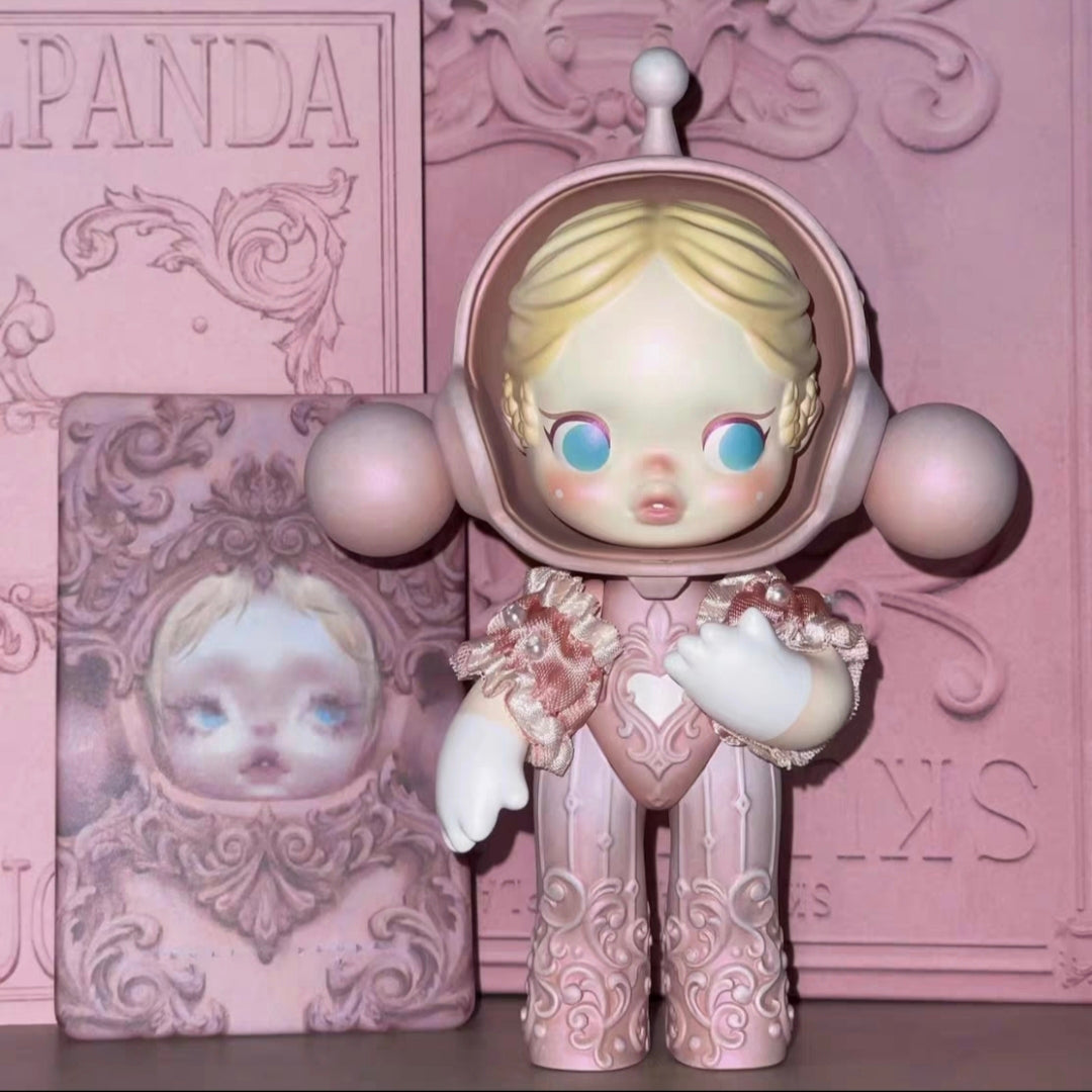 (Cat10145)Skullpanda Baby Planet figure Flower and Grass