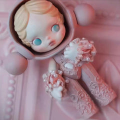 (Cat10145)Skullpanda Baby Planet figure Flower and Grass