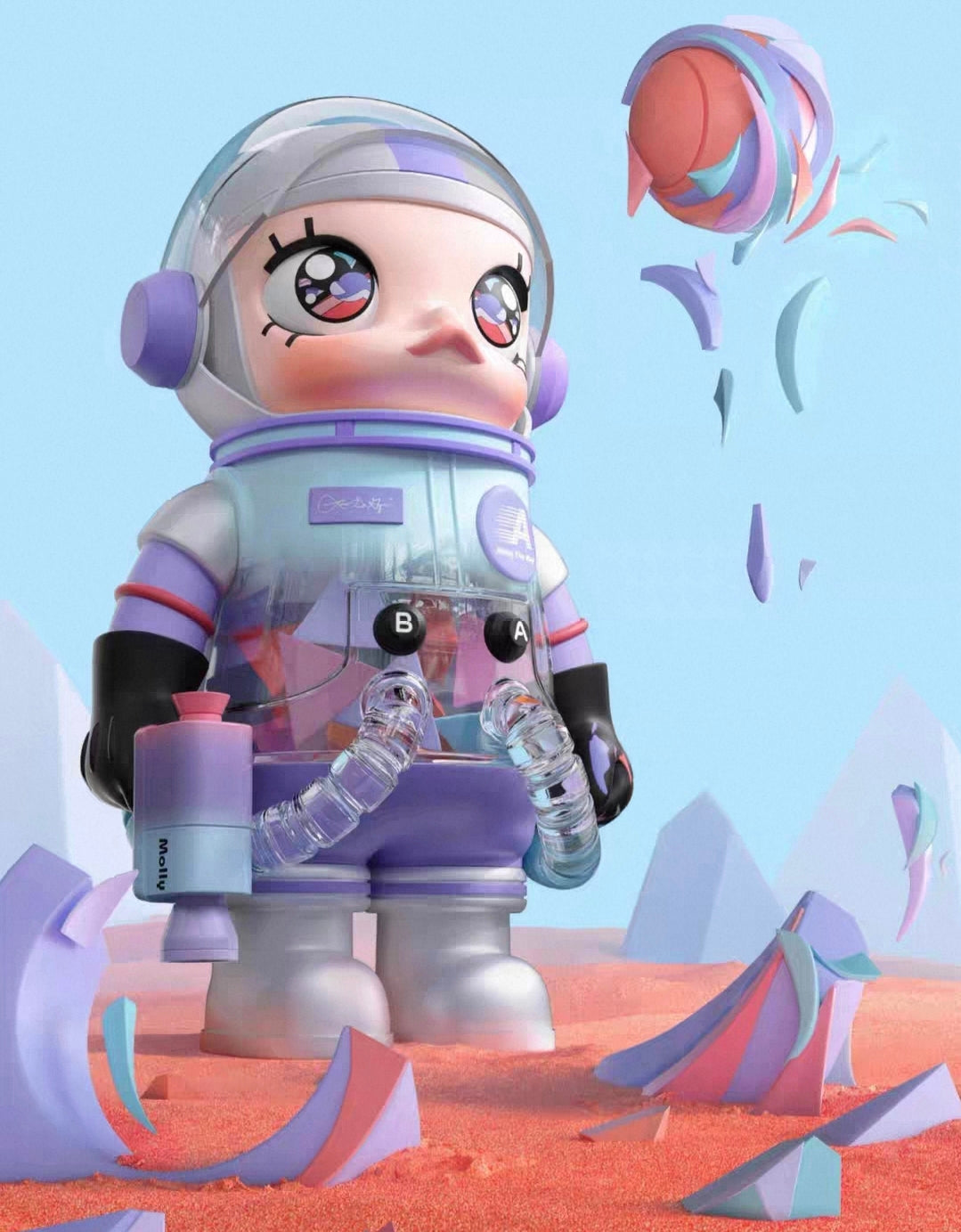 MEGA SPACE MOLLY Collection 400% Louis De Guzman