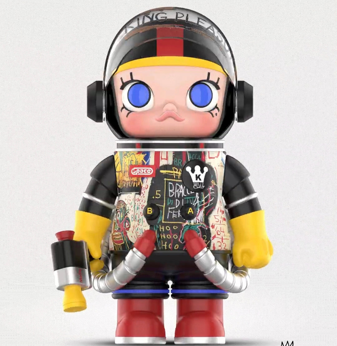 MEGA SPACE MOLLY collection ART series Jean-Michel Basquiat 400%