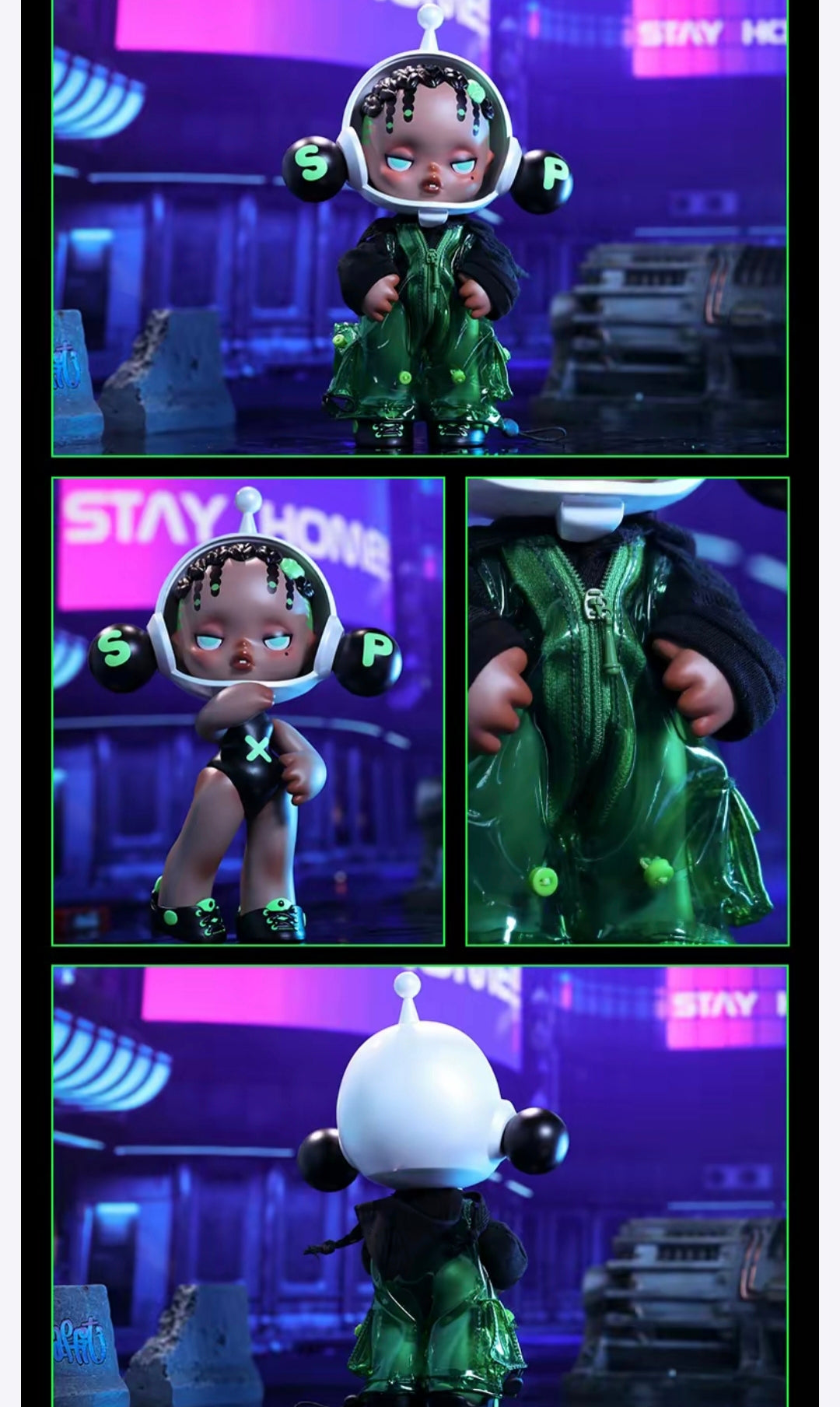 (Cat10109)Skullpanda OOTD The Wild Green figure