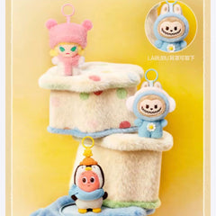 (Cat10207)POPMART Fluffy and Cozy plush pendant blind box
