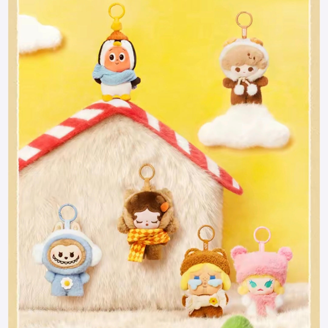 (Cat10207)POPMART Fluffy and Cozy plush pendant blind box
