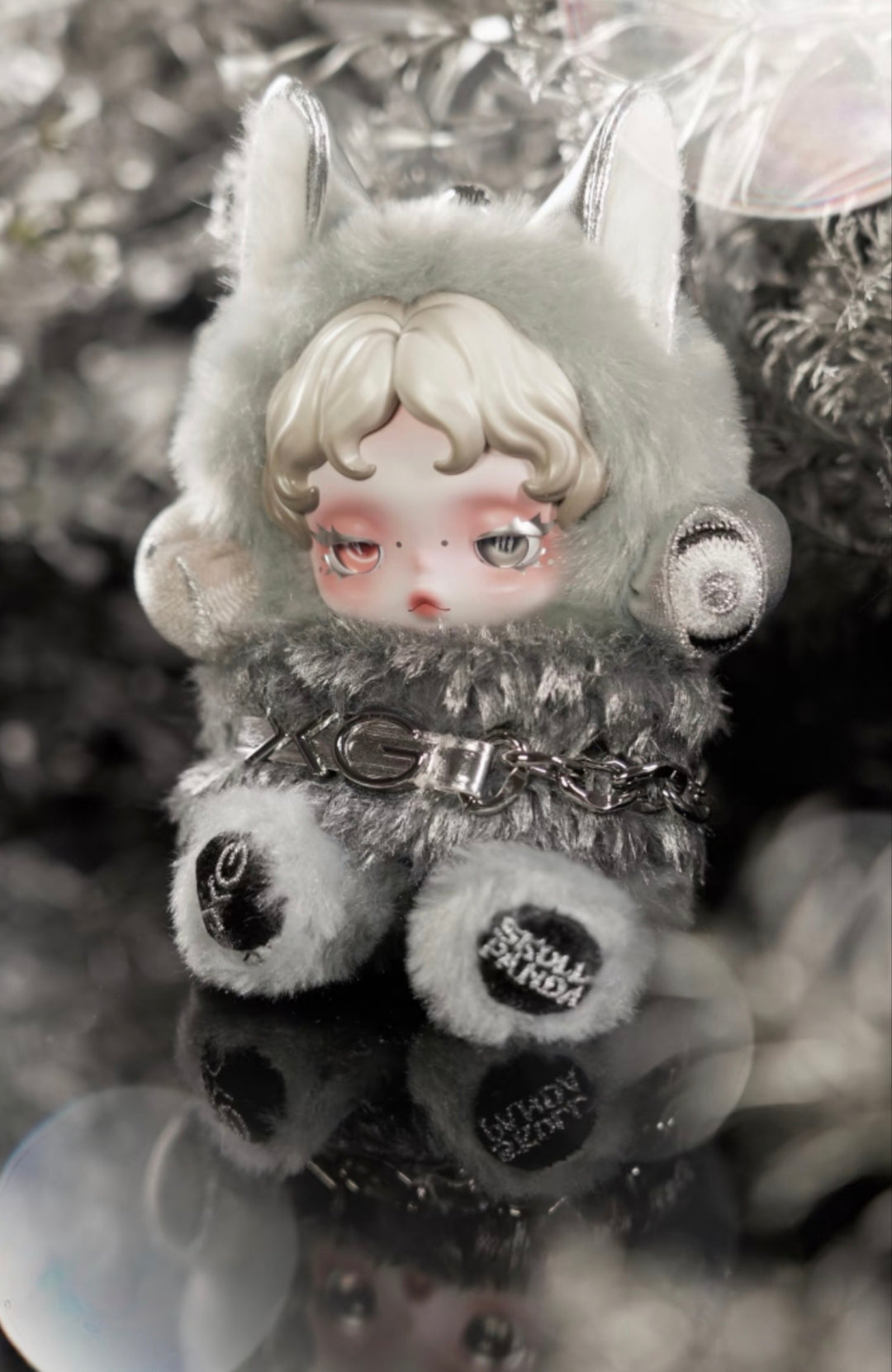 (Cat10222)Skullpanda  XG plush doll pendant（Japan exclusive/price varied due to market)