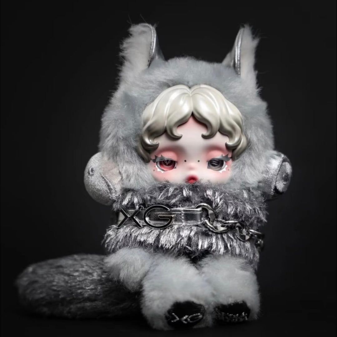 (Cat10222)Skullpanda  XG plush doll pendant（Japan exclusive/price varied due to market)