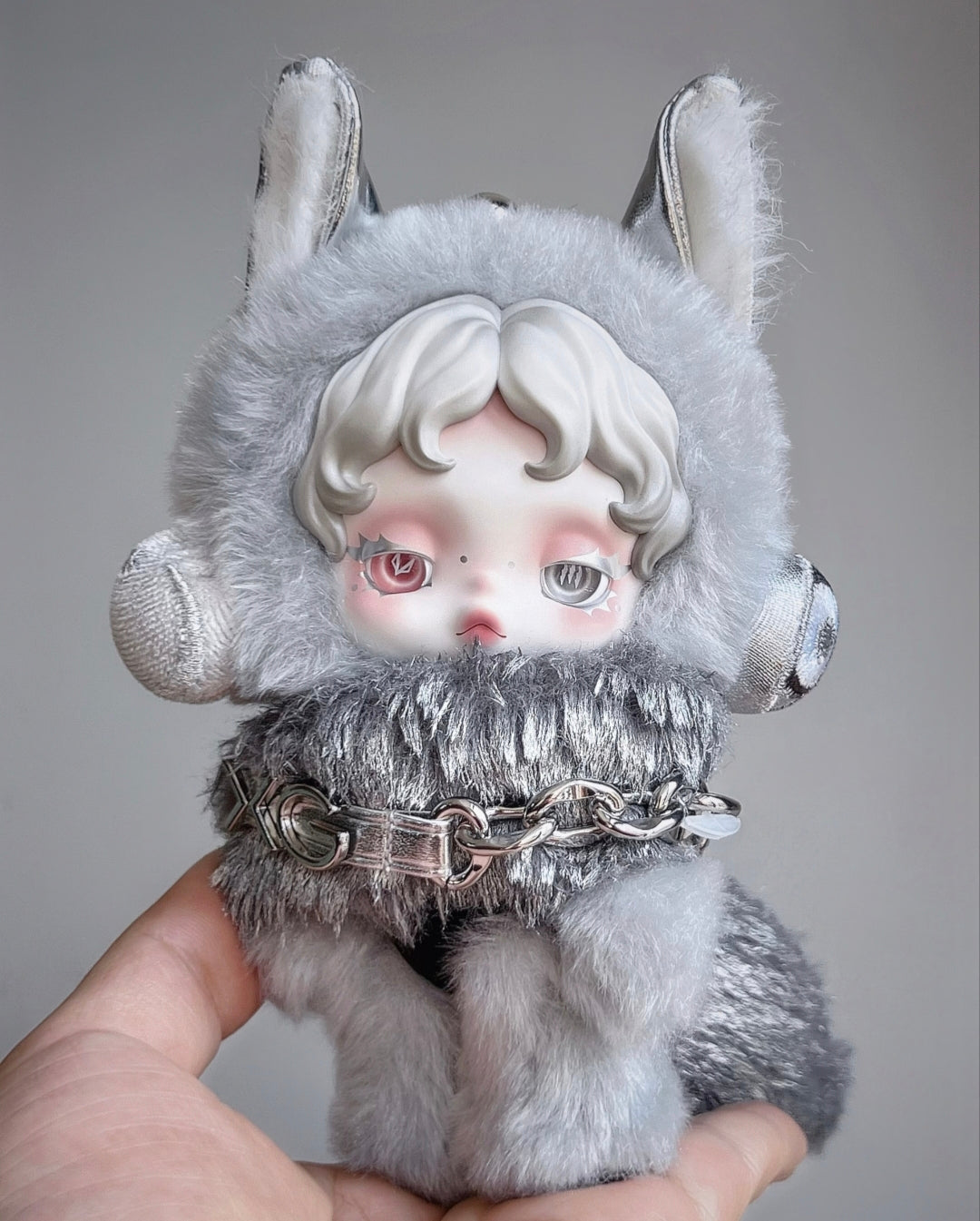 (Cat10222)Skullpanda  XG plush doll pendant（Japan exclusive/price varied due to market)