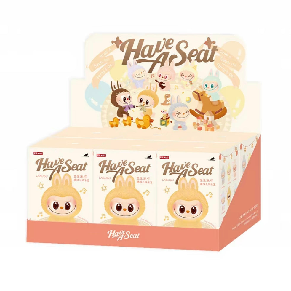 (Cat10003)labubu v2 THE MONSTERS - Have a Seat Vinyl Plush Blind Box
