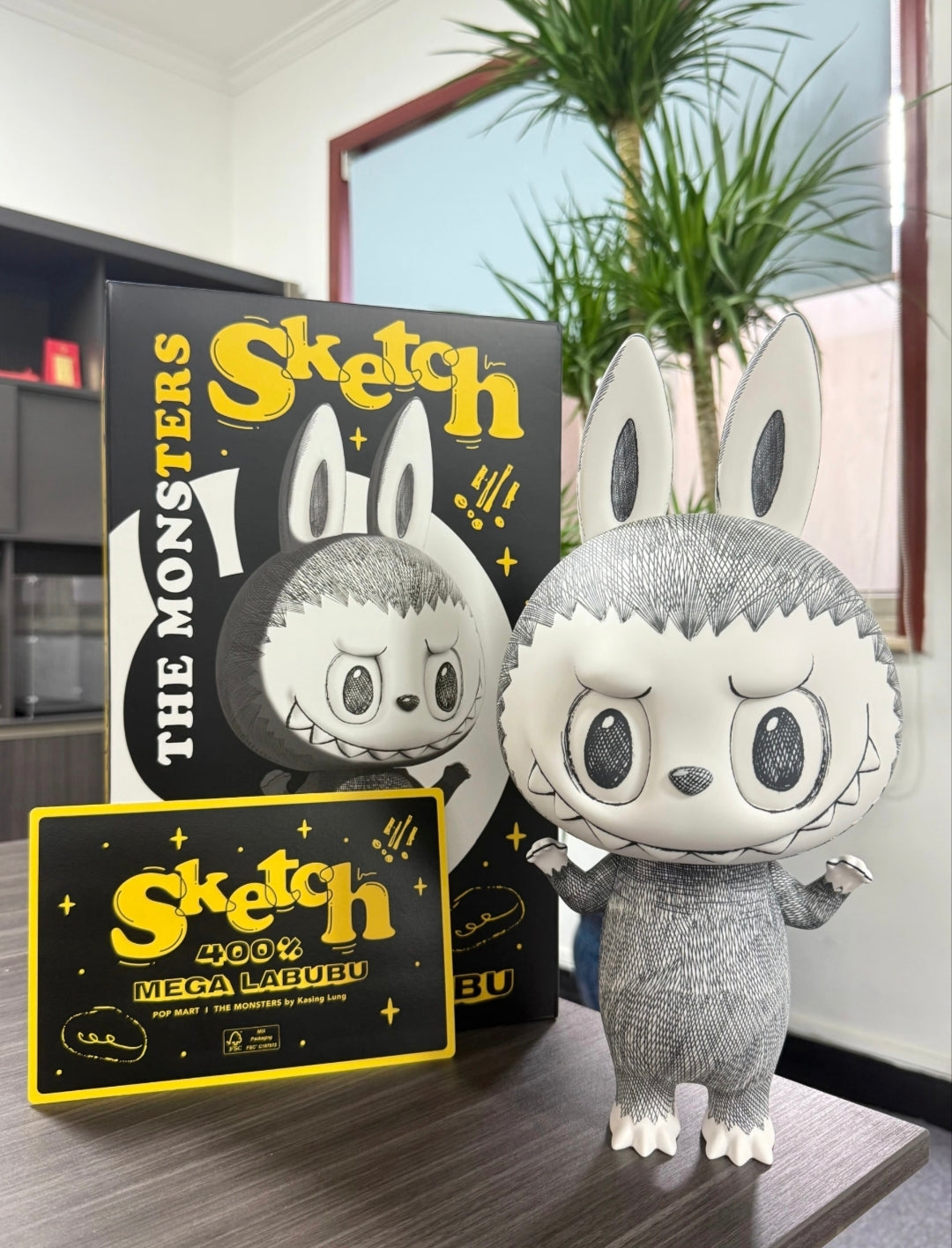 (Cat10008)【Sketch】 LABUBU 400%sketch labubu