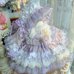 (PURPLE DREAM) New Skirts for large MOKOKO new outfit for 38cm plush doll