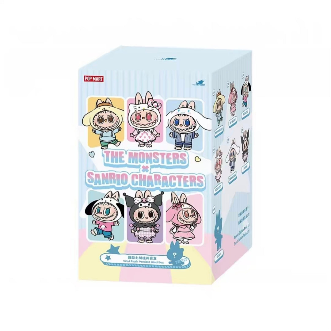The Monsters x Sanrio Characters Vinyl plush pendant series