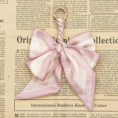 Vintage bow keychain pendant