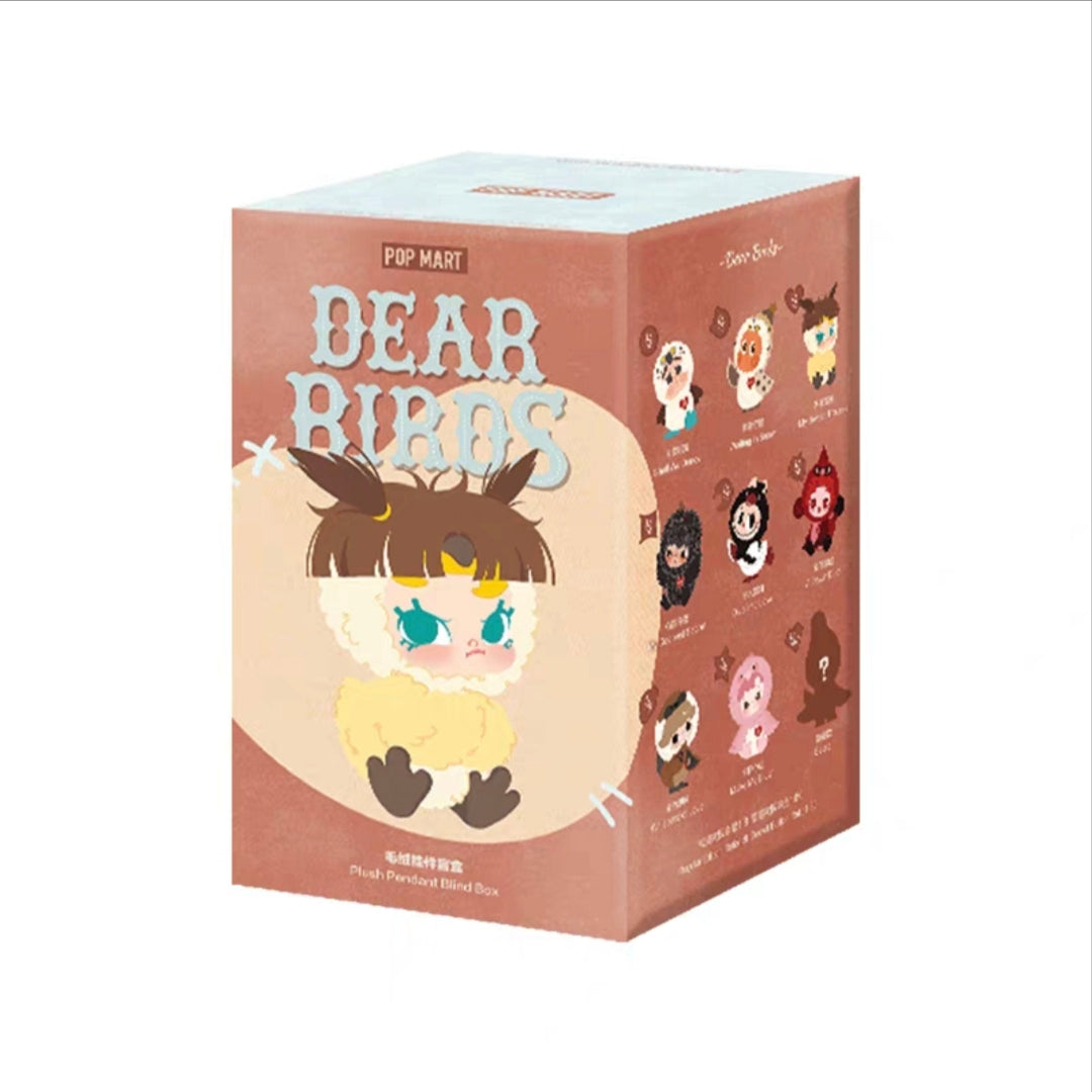 POPMART Dear Birds series vinyl plush pendant blindbox(Cat112)