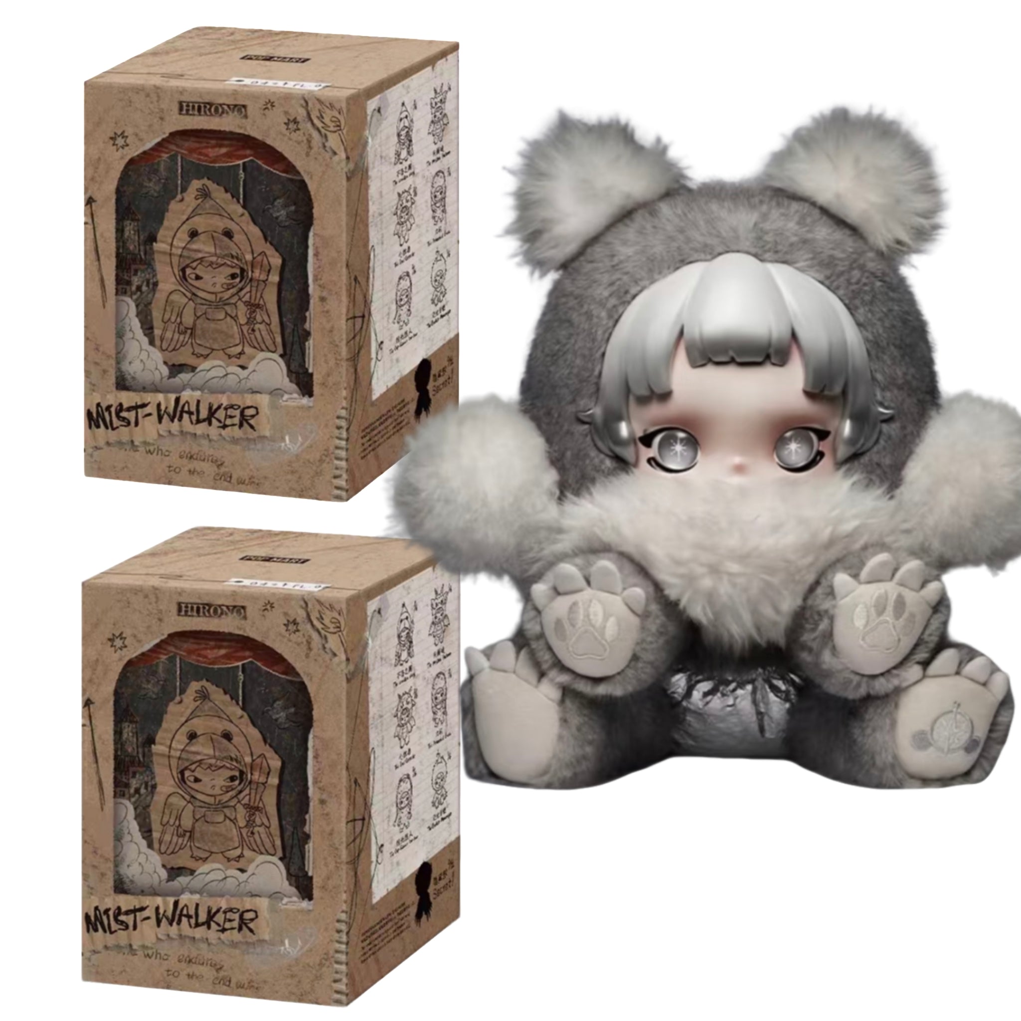Hirono Mist-Walker Series plush pendant blindbox (Cat137)
