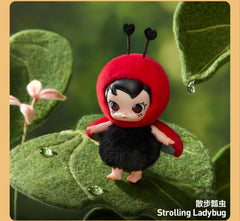 POP MART Baby Molly Buggy Roam Senes  Vinyl Plush Pendant Blind Box（Cat141)