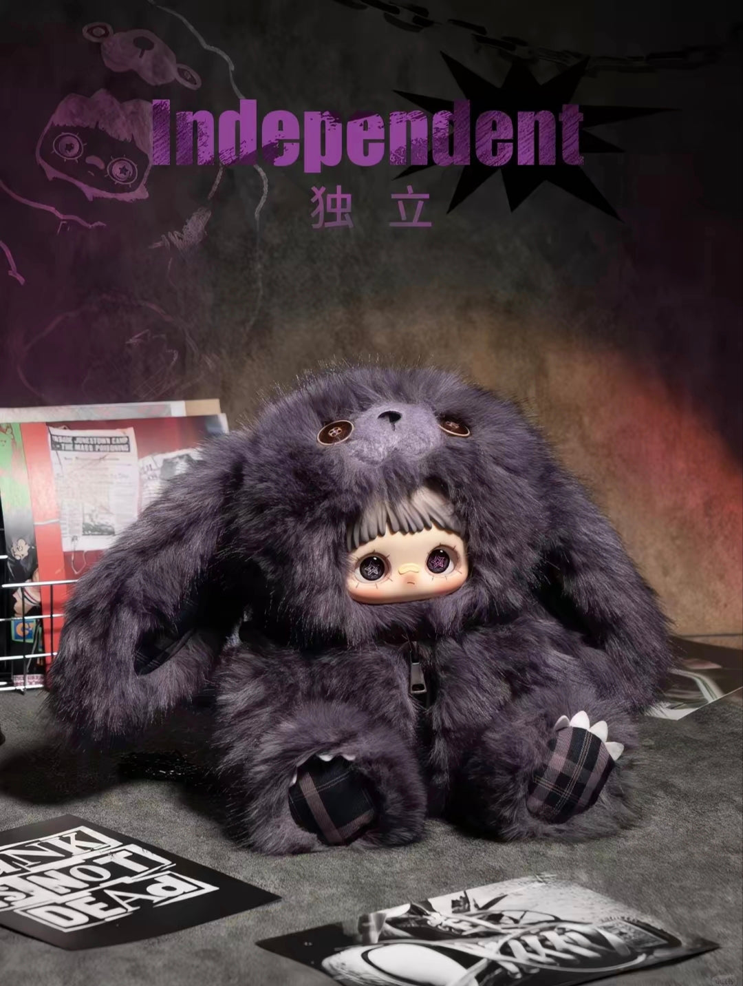 MayMei Rebel Doll Backpack 400% Series Plush Blindbox (Cat201)