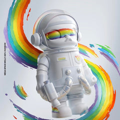 (Cat10049)MEGA SPACE MOLLY 400% Rainbow Figure