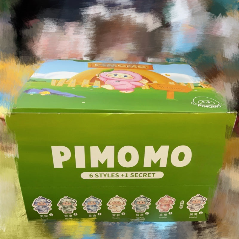 Pimomo stuffed toy Enamel face toy series blind box