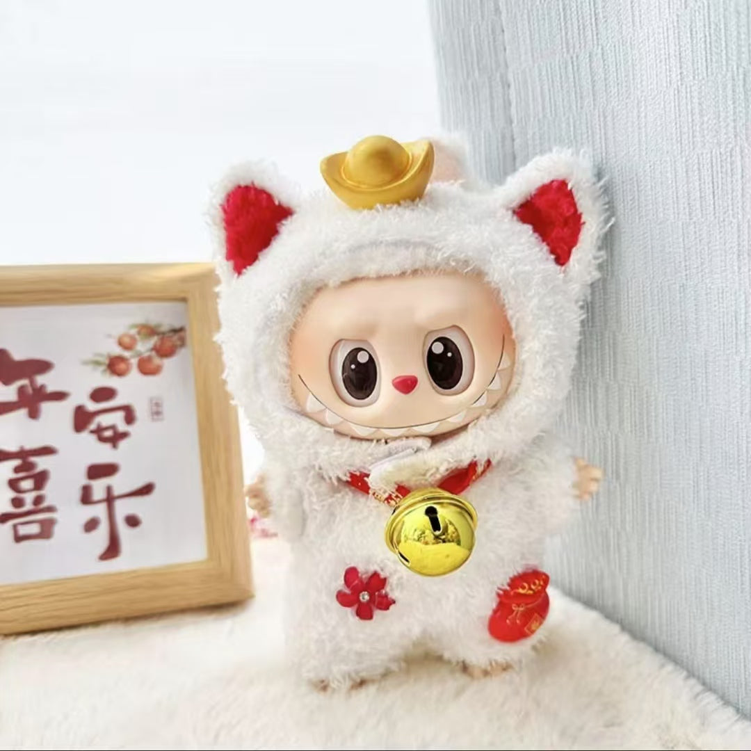 【Chinese Lion】new clothes for 17cm Labubu new costume pre-order