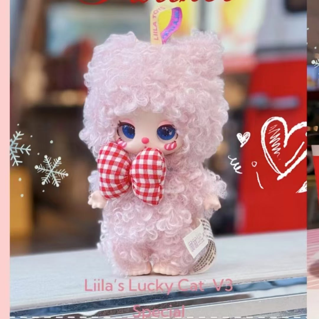 【Honeyland Enchantment】Liila Lucky Cat version3 plush doll blind box