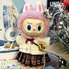 【Good Girl】new clothes for 17cm plush doll new costume for labubu