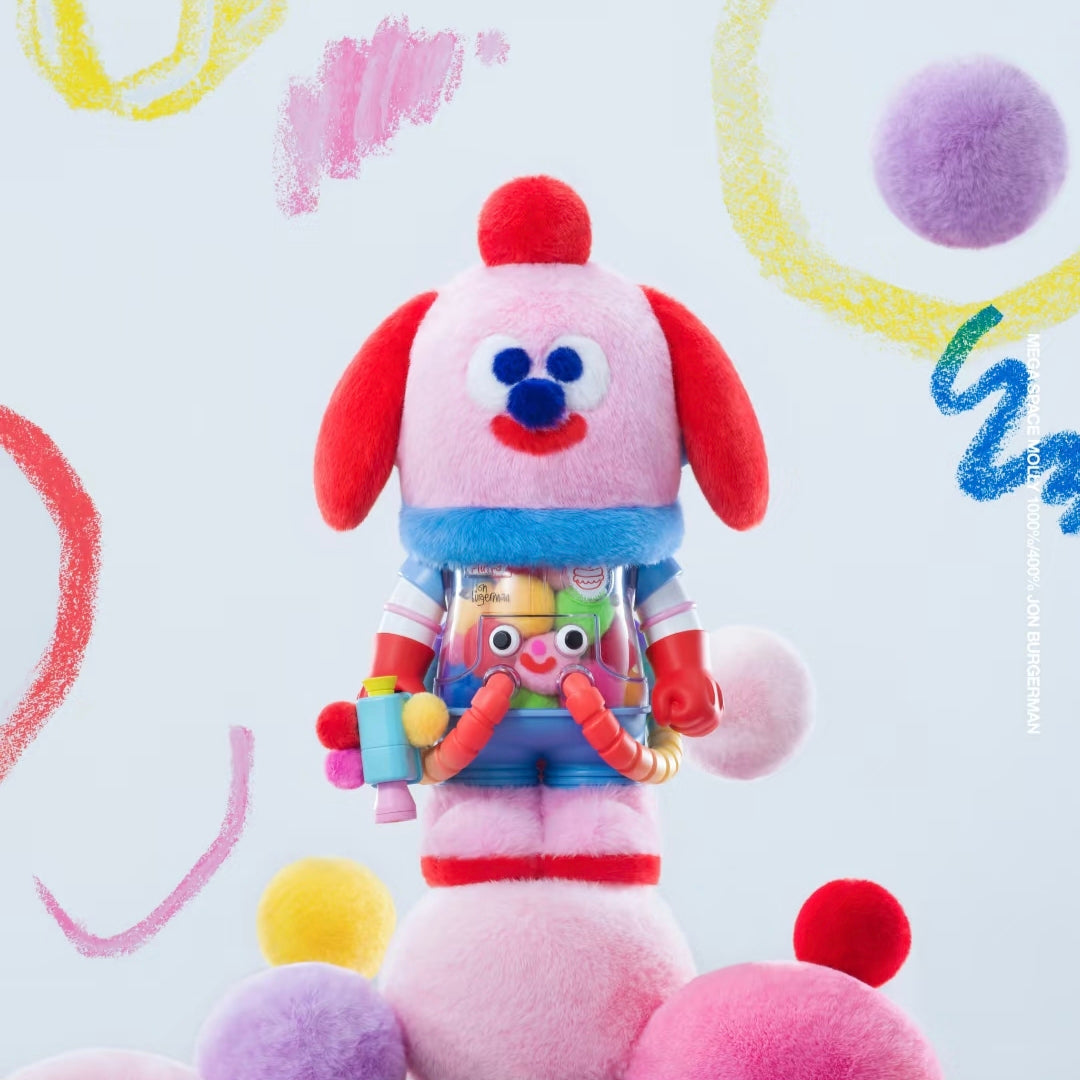 MEGA SPACE MOLLY 400% Jon Burgerman