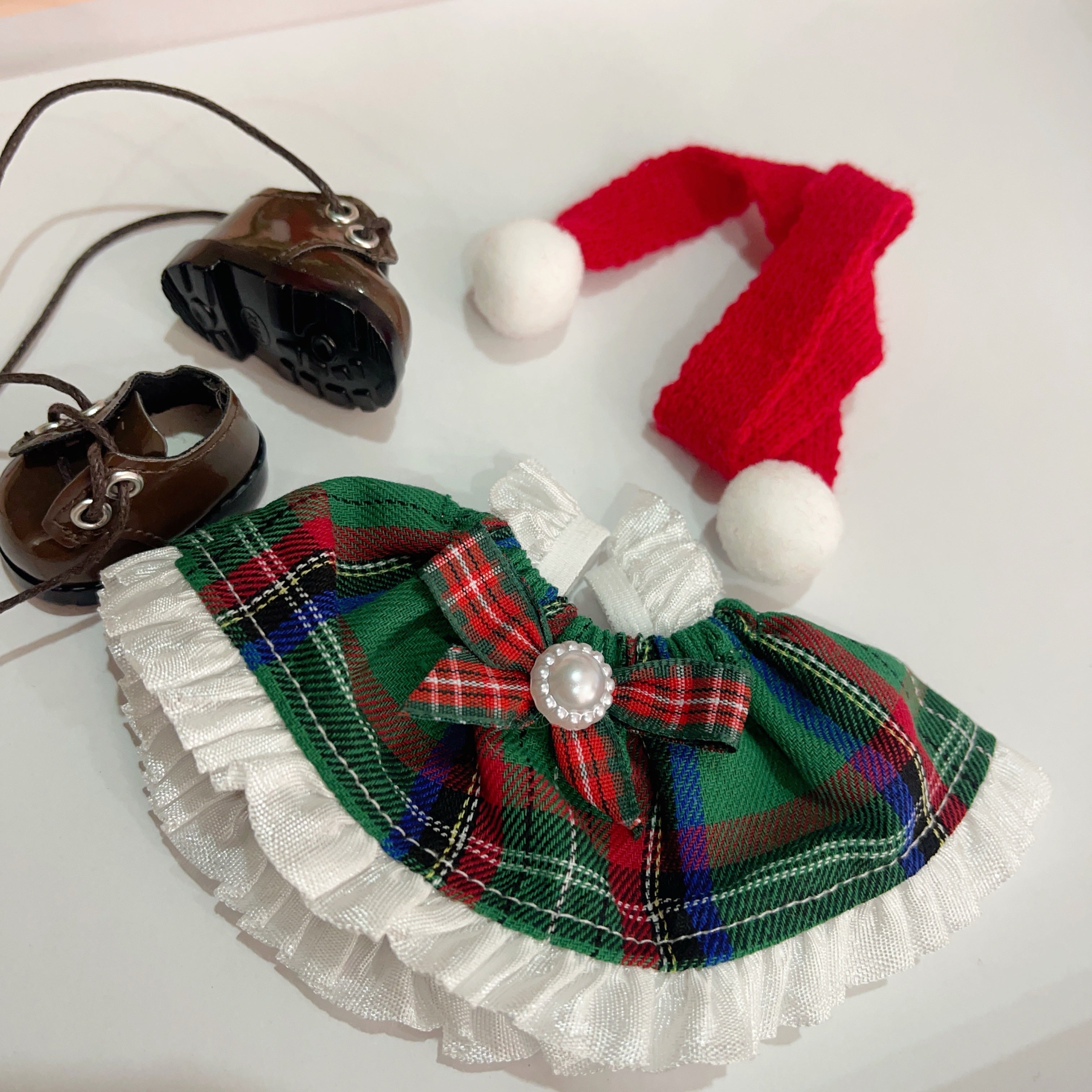 【Christmas skirt】new clothes for 17cm doll for Labubu new costume