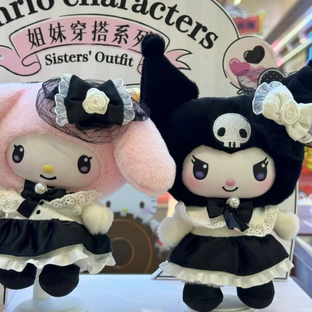 Sanrio V3 characters Sister's Outfit series plush pendant blindbox