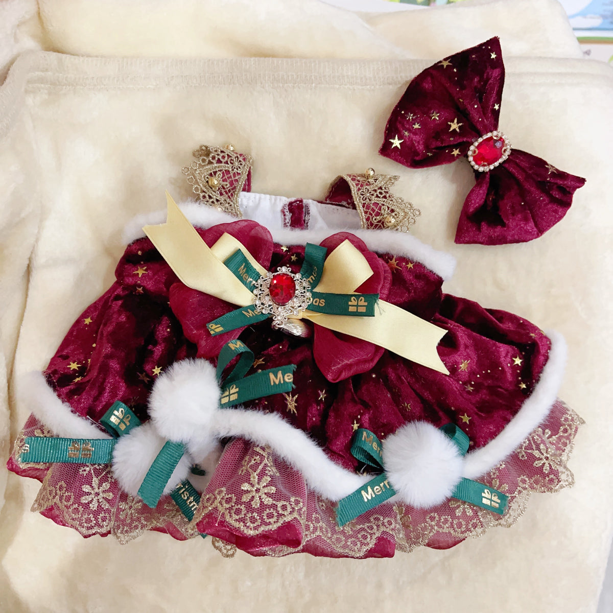 【New King】Christmas gown for Mokoko new costume clothes pre-order