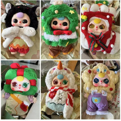 Baby Three Christmas Carnival 100% doll plush blind box