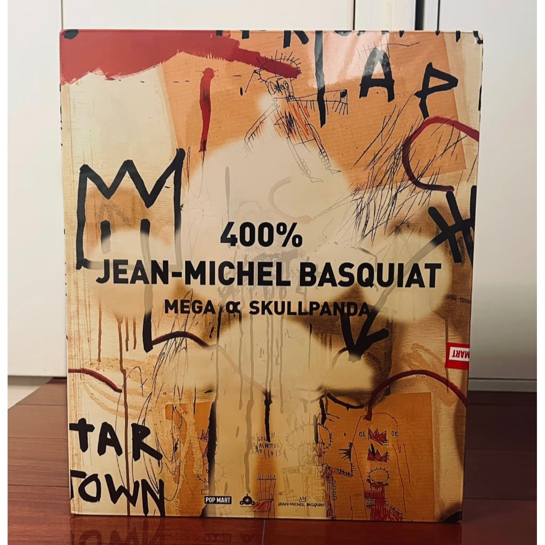 (Cat10065)MEGA SKULLPANDA 400% Jean-Michel Basquiat