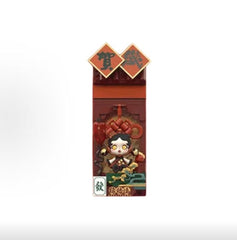 (Cat10389)Wealthy Snake's New Year Celebration-Fortunate Hand Series Block Figures