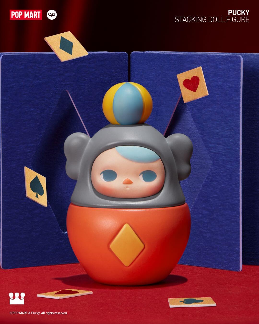 PUCKY STACKING DOLL FIGURINE