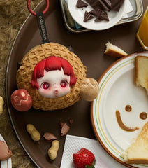 (Cat101081)Earphone case Skullpanda You Found Me series plush earphone case