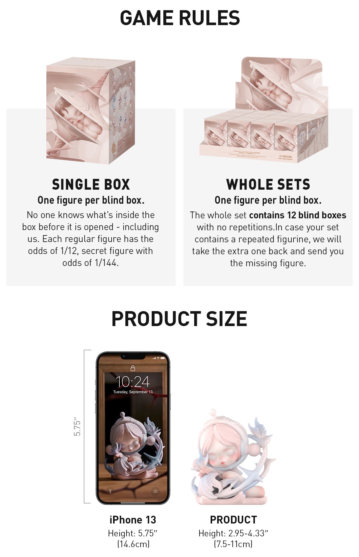 (Cat10089)SKULLPANDA The paradox series figure blind box