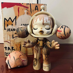 (Cat10065)MEGA SKULLPANDA 400% Jean-Michel Basquiat