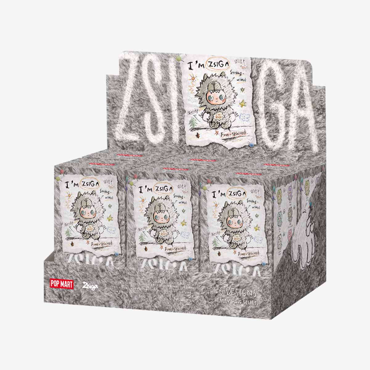 ZSIGA I'm Zsiga Series-Vinyl Plush Pendant blindbox (Cat134)