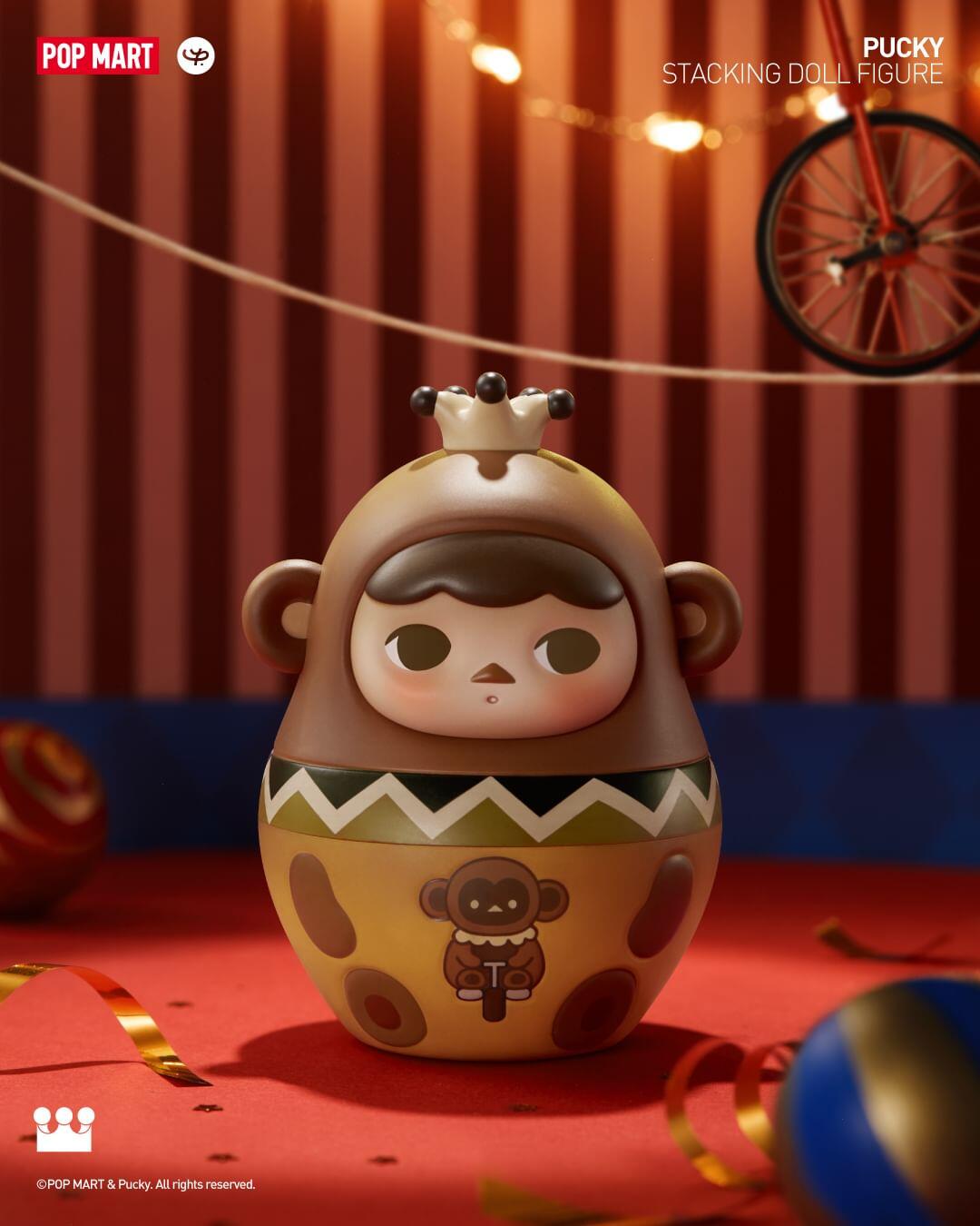 PUCKY STACKING DOLL FIGURINE