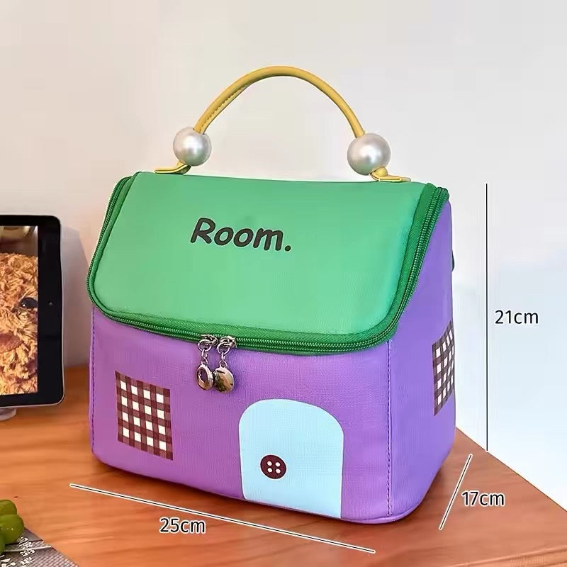 Makeup bag Women's cosmetics storage bag portable large-capacity waterproof toiletry bagsubdivision