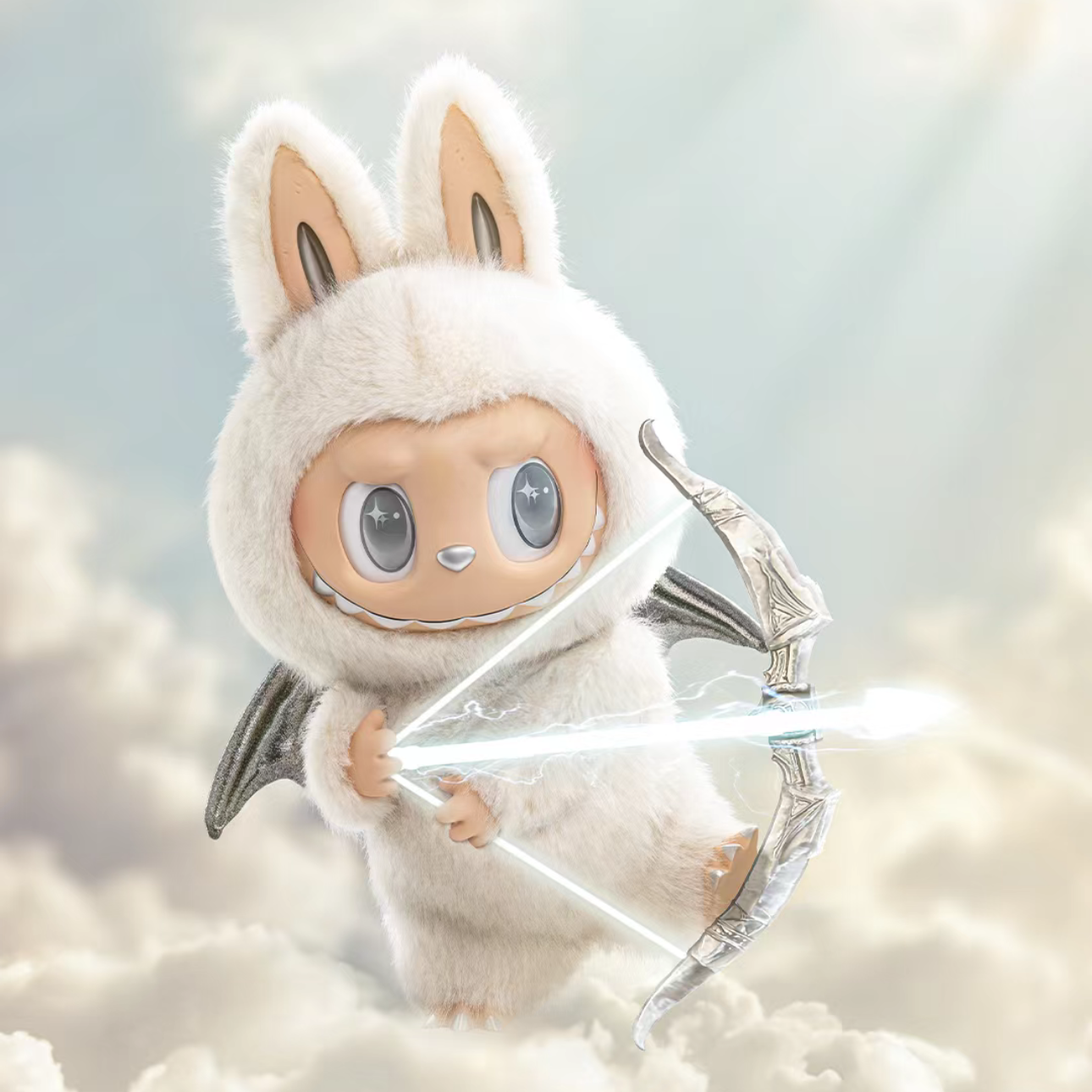 White Angel in Clouds Zimomo  Limited Plush