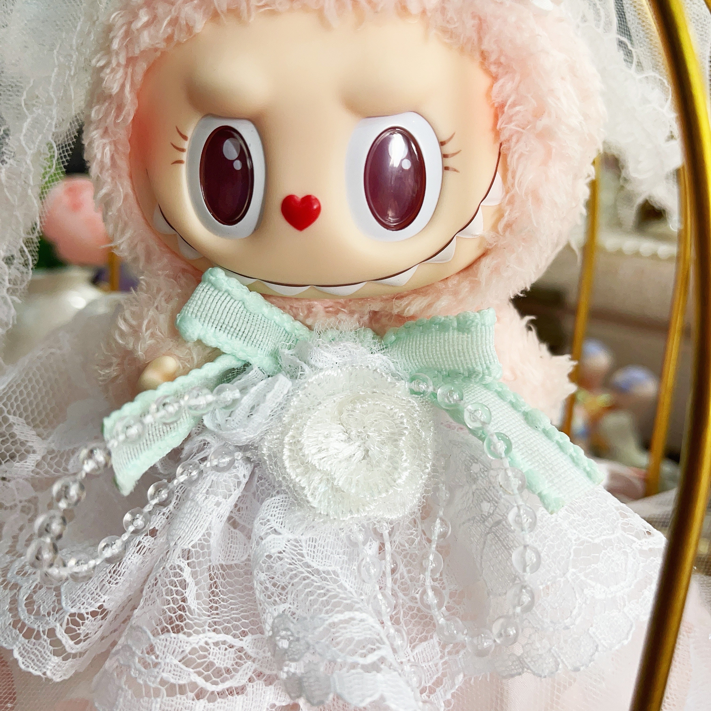 new clothes wedding dress white 17 cm stuffed toys costume