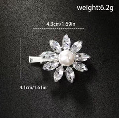 1Pc Starry Pearl Hair Accessory Set,elegant Design Dazzlinga